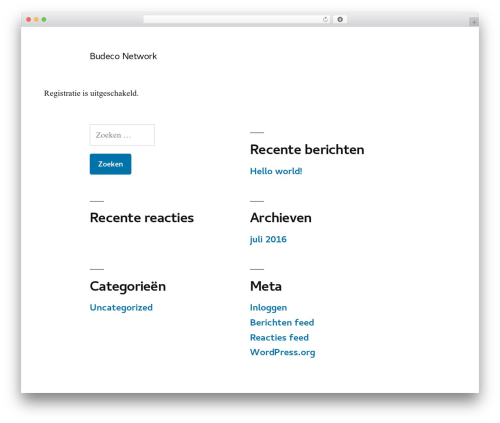 WordPress theme Twenty Nineteen - network.budeco.nl/wp-signup.php?new=woerdensport.org