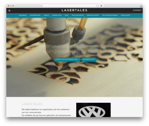 WP theme Default Theme - lasertales.be