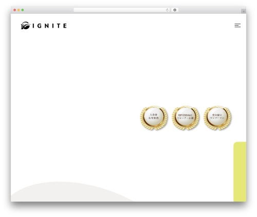 Best WordPress theme ignite-theme - ignite-gym.com