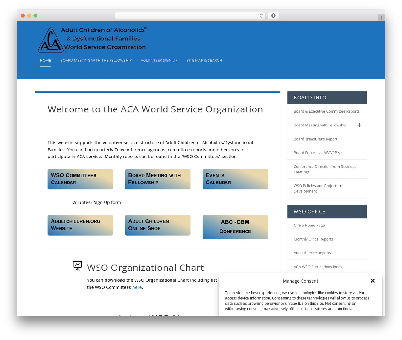 Extra WordPress theme - acawso.org Extra WordPress theme - acawso.org
