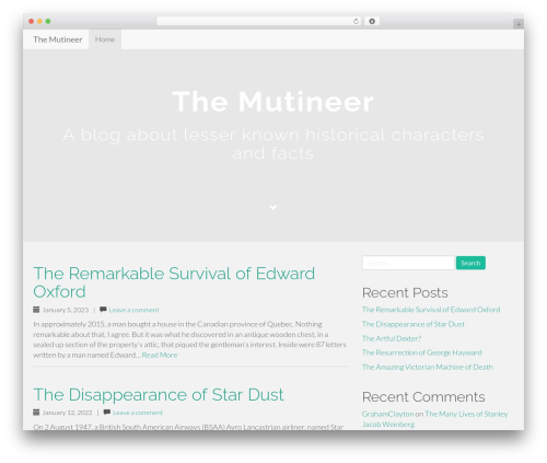Flat Bootstrap free website theme - themutineer.org Flat Bootstrap free website theme - themutineer.org