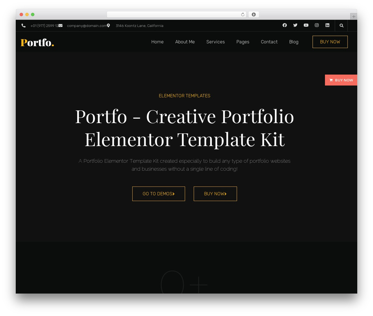 Hello Elementor personal WordPress theme - demo.bosathemes.com/portfo Hello Elementor personal WordPress theme - demo.bosathemes.com/portfo