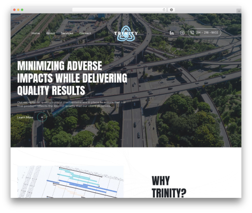 Trinity Consulting LLC WordPress theme design - trinitycsltg.com