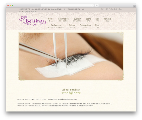 WordPress website theme Leaf - bersinar.net