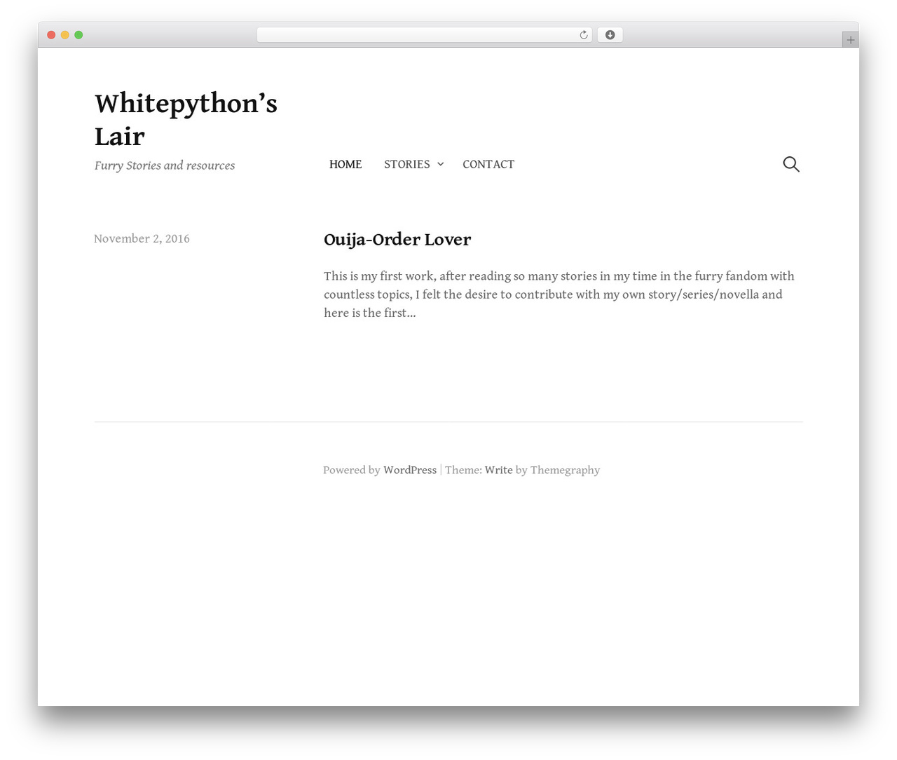 Write WordPress theme - whitepython.net Write WordPress theme - whitepython.net