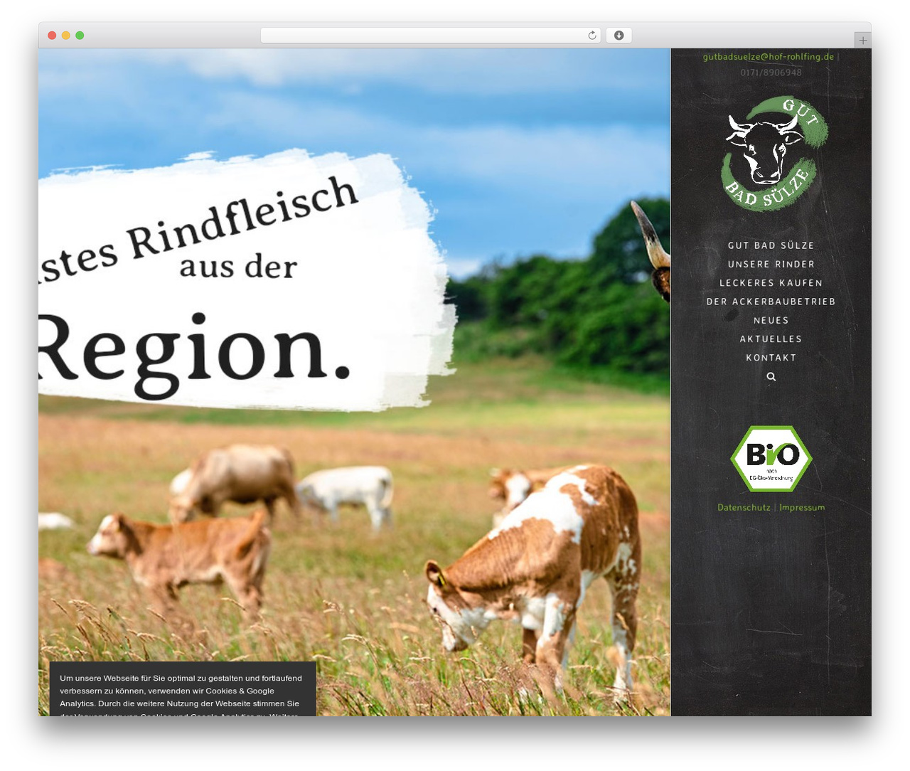 X theme WordPress - hof-rohlfing.de