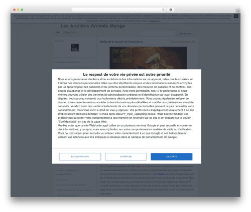 Fauna theme WordPress - anciensmangas.unblog.fr