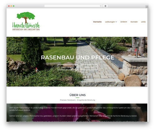 Flash Pro WordPress theme - gartendesign-hundertmark.de