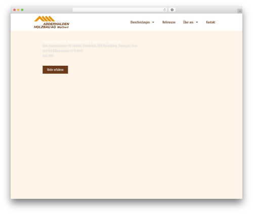 Hello Elementor theme WordPress - abderhalden-holzbau.ch