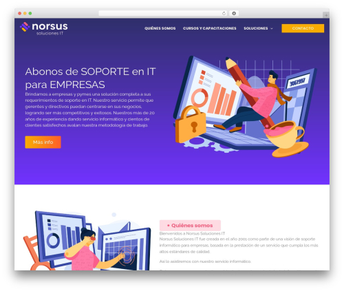 Norsus theme WordPress - norsus.com.ar