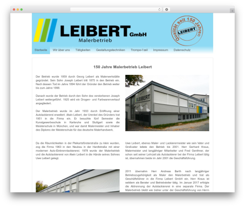 Responsive WordPress website theme - leibert-online.de