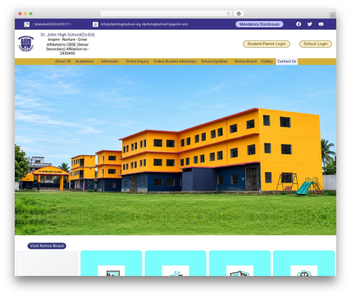 Simple notice board WordPress plugin - stjohnhighschool.org