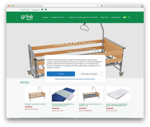 Divi mini cart WordPress plugin - grike.lt