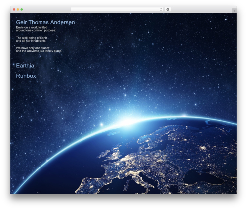 WordPress theme Expansive - gtandersen.com