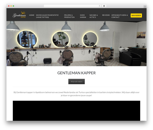 WordPress theme Usualize - gentlemankapper.nl