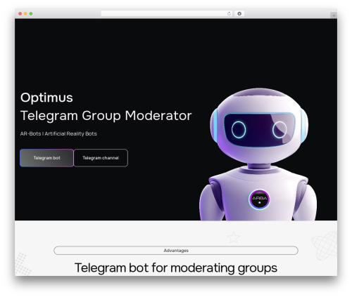 WordPress website theme Pro - ar-bots.com