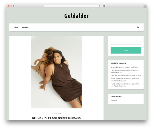 Baxel WordPress theme - guldalder.dk