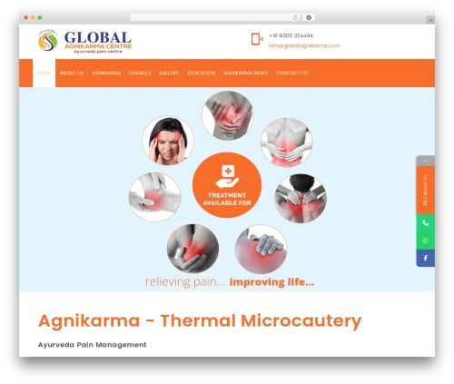 Consultancy WordPress theme - globalagnikarma.com