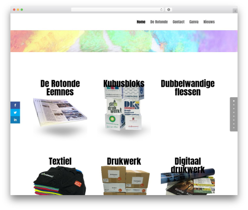 Divi WordPress theme - ditisdrukwerk.nl