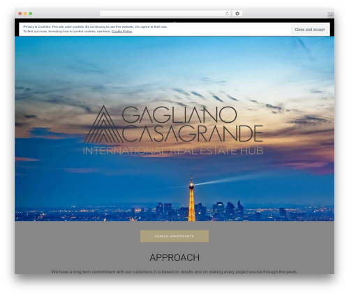 Select real estate WordPress plugin - gaglianocasagrande.com