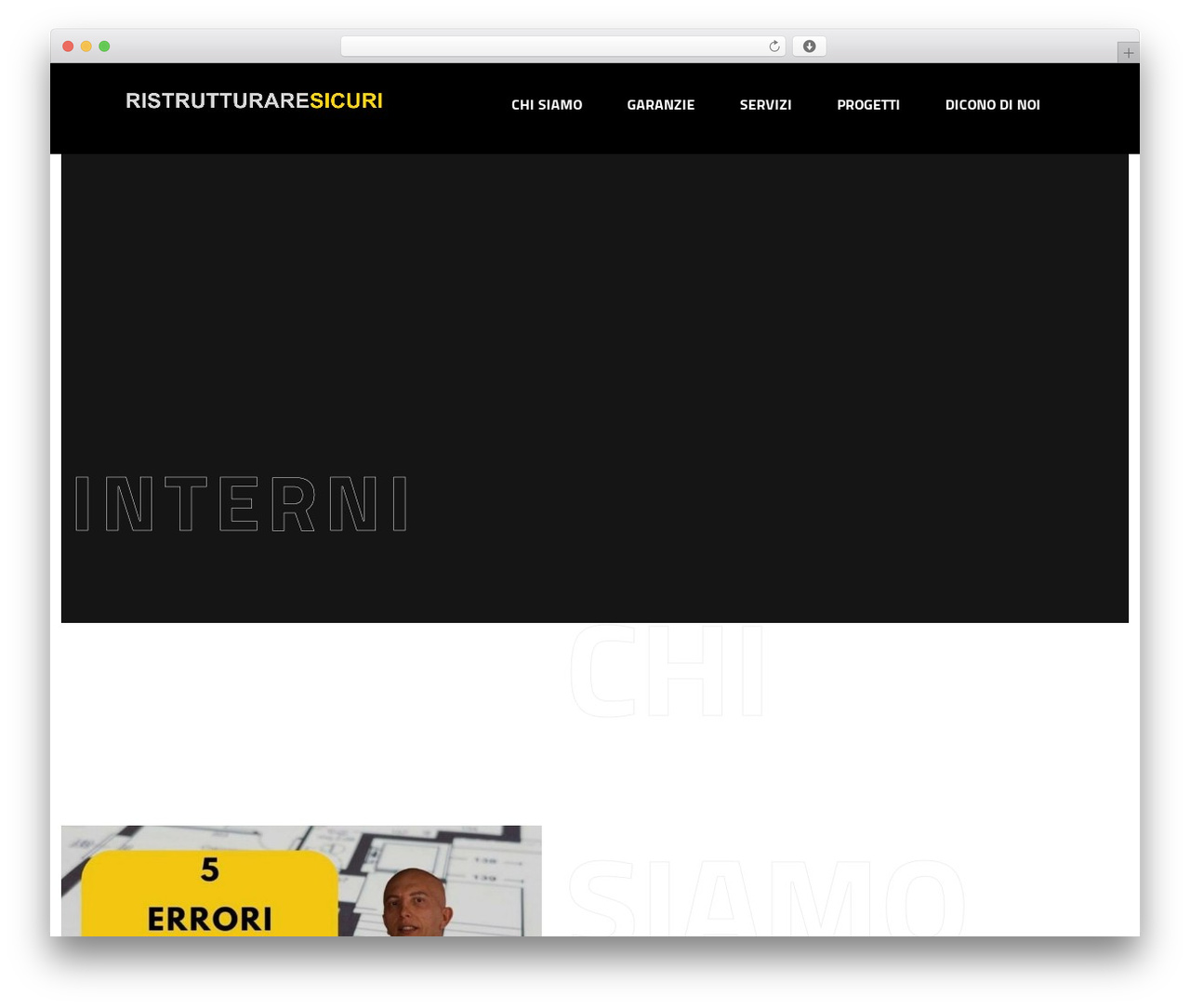 Elevate WordPress theme - ristrutturaresicuri.com