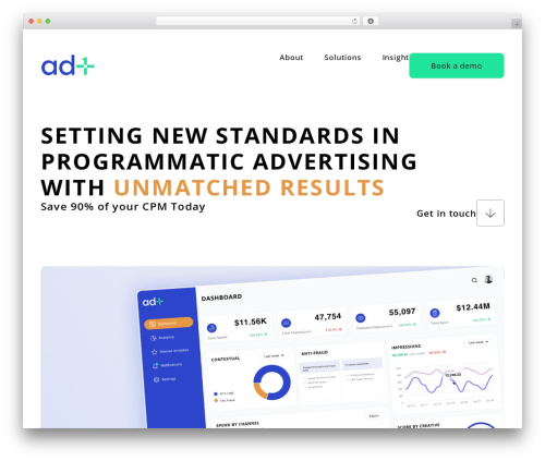 Fourthd Theme WP theme - adplus.one