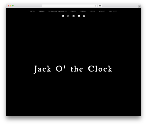 Obsidian WordPress theme - jackotheclock.com