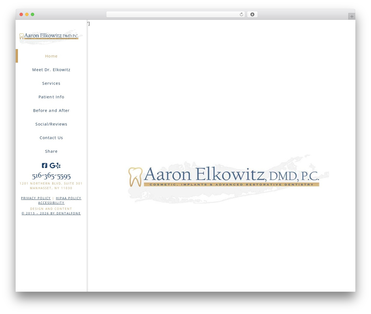 Pro WordPress theme - drelkowitz.com