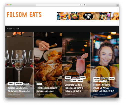 Theme WordPress onfleek - folsom-eats.com