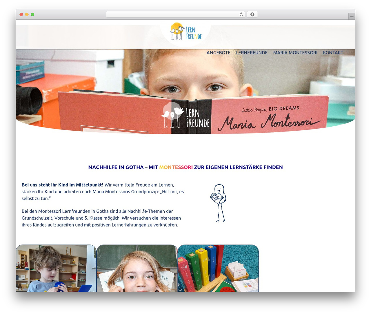TheGem WordPress theme design - montessori-lernfreunde.de