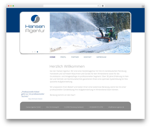 Theme WordPress Hansen Agentur - hansen-agentur.de