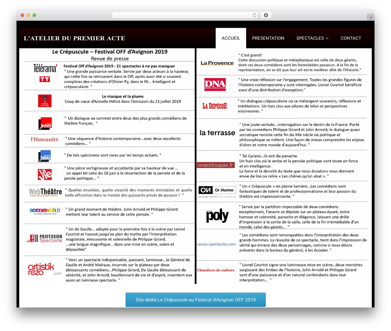 Theme WordPress Ryan - atelierdupremieracte.fr