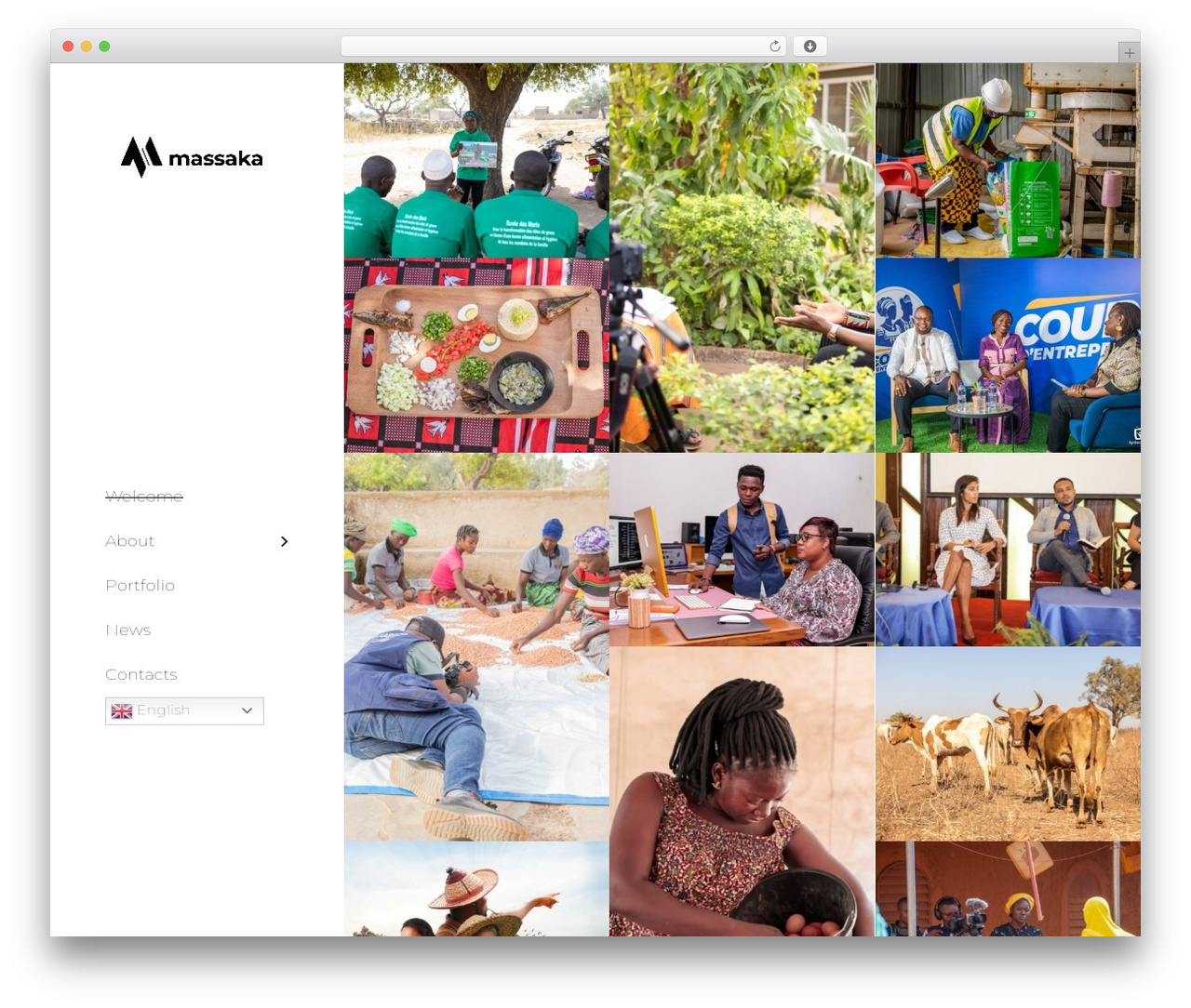 Themebau WordPress theme - massaka.net