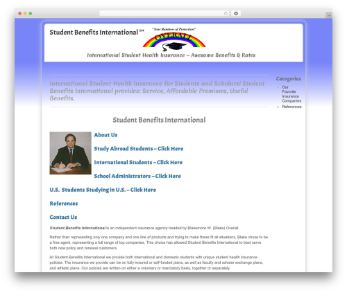 WordPress theme ClickBump - studentbenefitsinternational.org