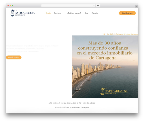 Real estate manager pro WordPress plugin - invercartagenainmobiliaria.com