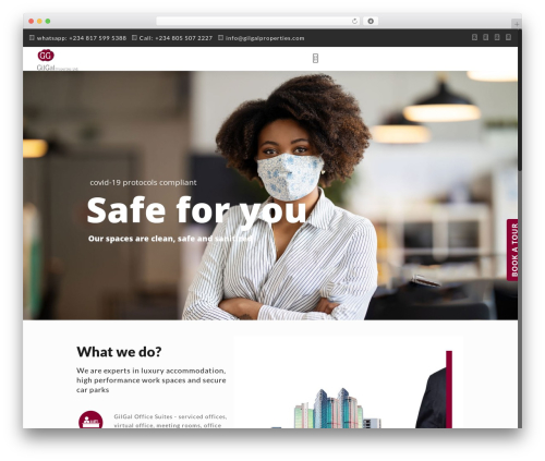 WordPress theme Touchcore Handmade - gilgalproperties.com
