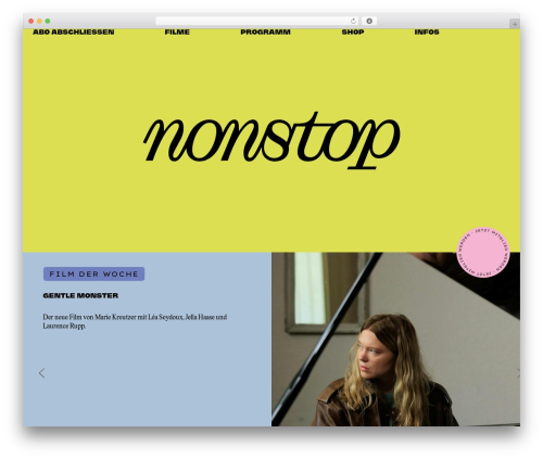 An cookie notice WordPress plugin - nonstopkino.at