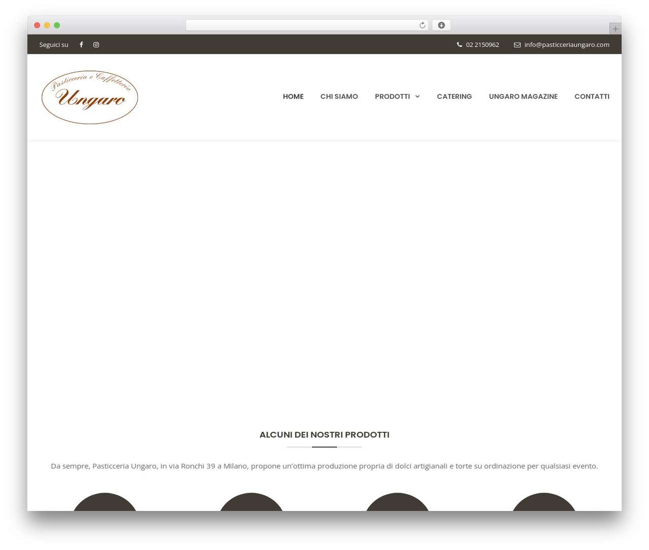Bakery premium WordPress theme - pasticceriaungaro.com