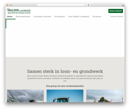 Customer theme theme WordPress - mulderloonbedrijf.nl