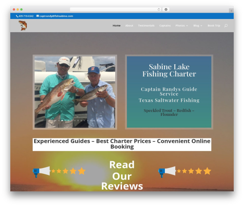 Divi theme WordPress - fishsabine.com