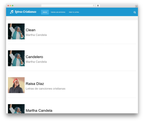 HarmonUX WordPress theme - letrascristianas.net HarmonUX WordPress theme - letrascristianas.net