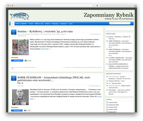 Theme WordPress Suffusion - zapomniany.rybnik.pl
