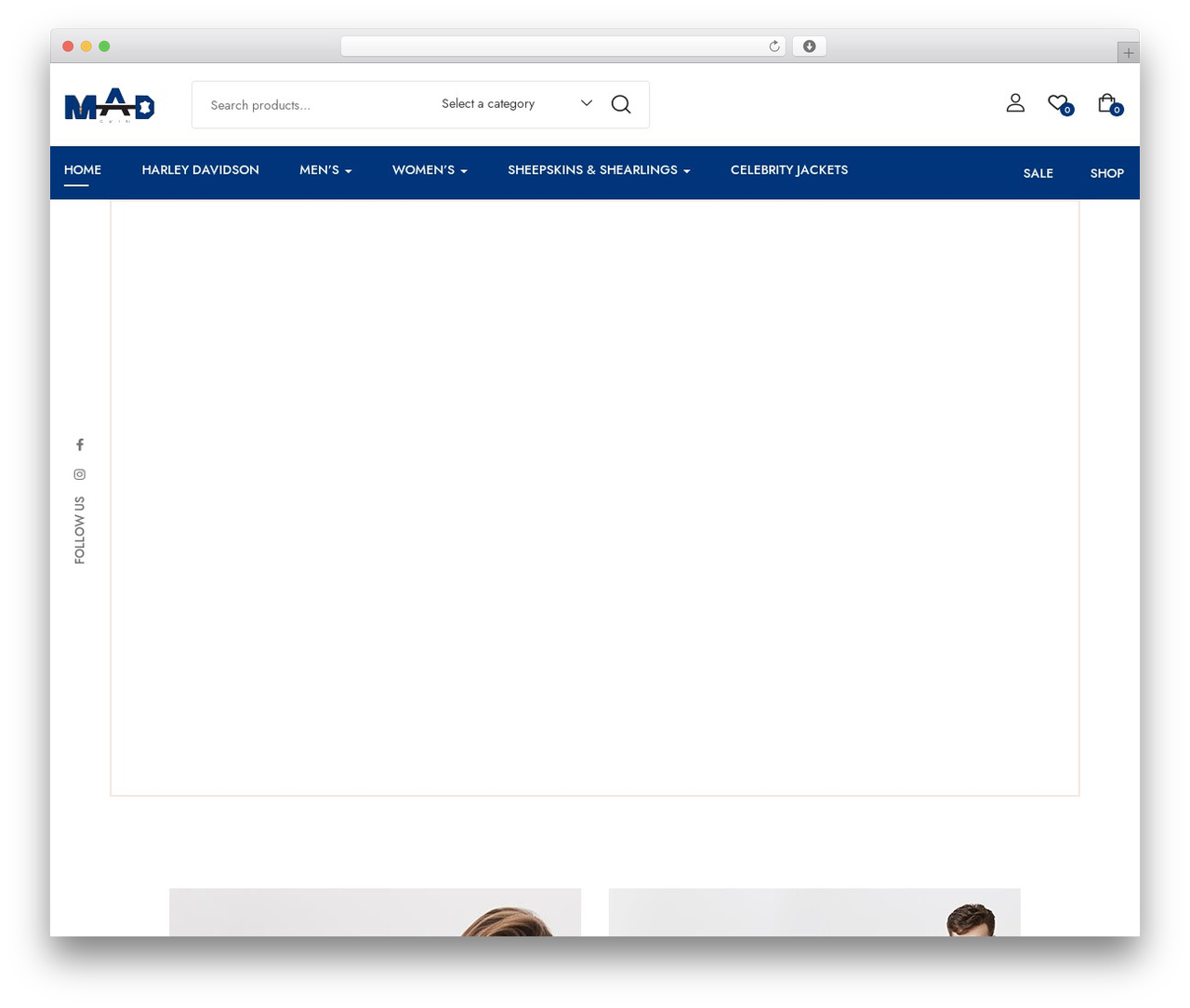 Theme WordPress Uomo - madskinwear.com