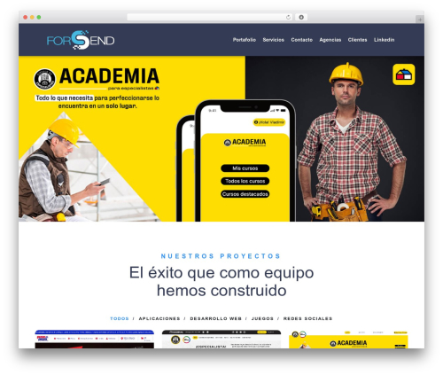 WordPress theme comercio 2 - forsend.cl
