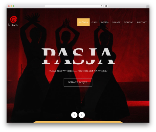 Cherry media parallax WordPress plugin - flamenco-krakow.pl
