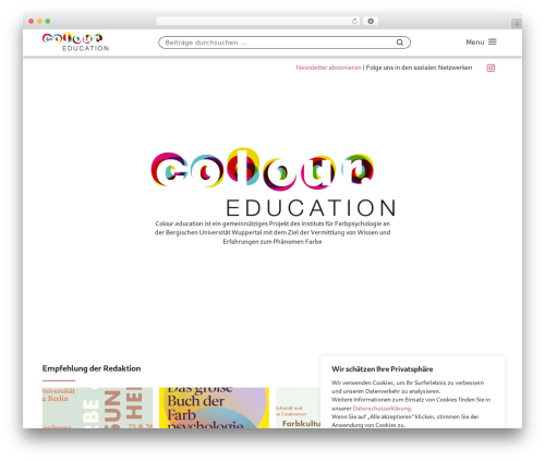 Edu theme WordPress - colour.education