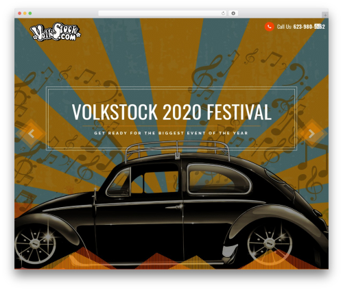 Electron WordPress theme - volkstock.com