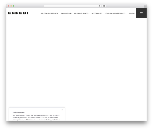 Oxides WordPress theme - effebisrl.eu