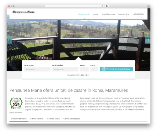 WordPress theme Accommodation - pensiuneamaria.com