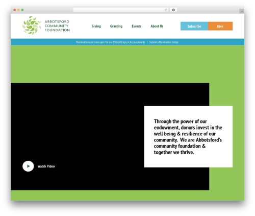 WordPress theme ACF Theme - abbotsfordcf.org